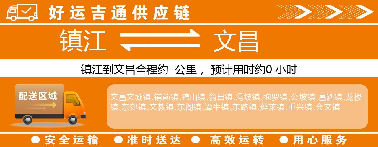 镇江到文昌物流专线-镇江至文昌货运公司