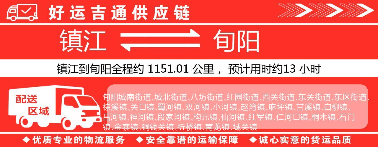 镇江到旬阳物流专线-镇江至旬阳货运公司